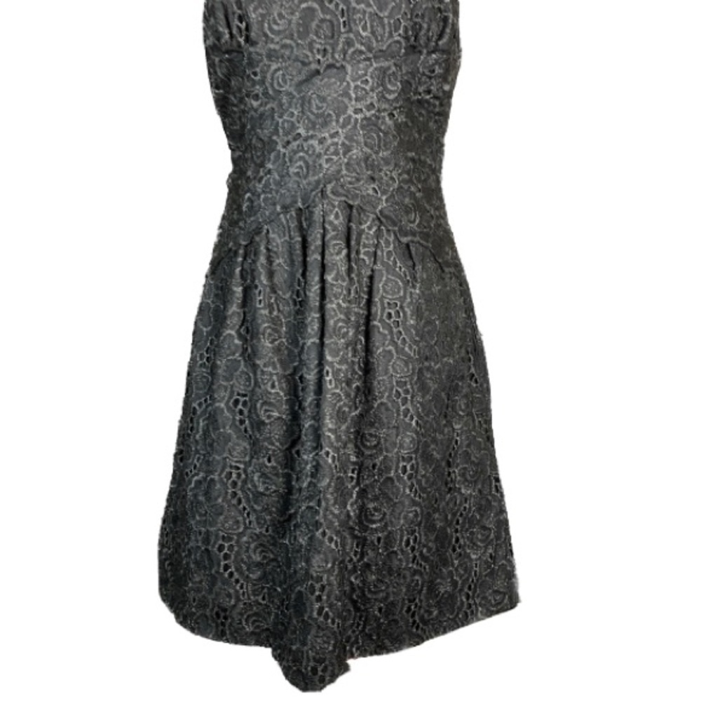 Anthropologie Leifsdottir Lingonberry Black Lace Dress - Picture 7 of 13
